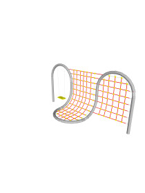 Спортивно-ігровий канатний комплекс з гойдалкою